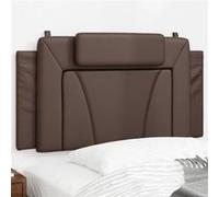 vidaXL Hoofdbordkussen 100 cm kunstleer bruin374776 Marron G