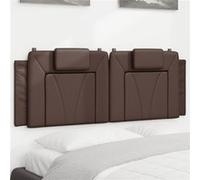 vidaXL Hoofdbordkussen 120 cm kunstleer bruin374783 Marron G