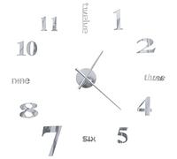 vidaXL Horloge Murale 3D Décoration Maison Salon Bureau Chambre Intérieure