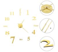 vidaXL Horloge murale 3D Design moderne 100 cm XXL Golden