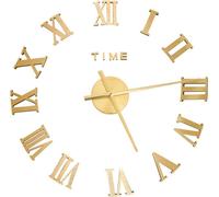 vidaXL Horloge murale 3D Design moderne Golden 100 cm XXL