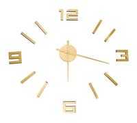 vidaXL Horloge murale 3D Design moderne Golden 100 cm XXL