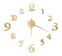vidaXL Horloge murale 3D Design moderne Golden 100 cm XXL