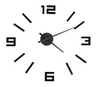 vidaXL Horloge murale 3D Design moderne Noir 100 cm XXL