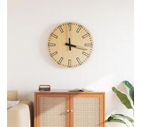 vidaXL Horloge murale avec aiguilles lumineuses jaune Ø30 cm