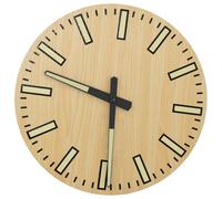 vidaXL Horloge murale avec échelle et aiguilles lumineuses jaune Ø30 cm