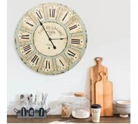 vidaXL Horloge Murale Horloge Analogique Horloge Décorative Salon Salle de Séjour Chambre à Coucher Maison Intérieur 325183