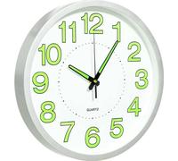 vidaXL Horloge murale lumineuse blanc 30 cm