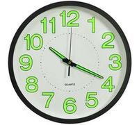 vidaXL Horloge Murale Lumineuse Horloge Analogique Horloge Décorative Salon Salle de Séjour Chambre à Coucher Maison 325166 Noir G
