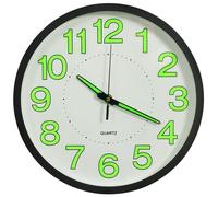 vidaXL Horloge murale lumineuse Noir 30 cm 325166