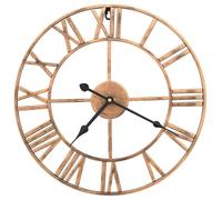 vidaXL Horloge murale Métal 40 cm Doré