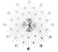 vidaXL Horloge murale 50642 – Pendule de salon, mouvement quartz, design moderne