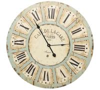 vidaXL Horloge murale Multicolore 60 cm MDF