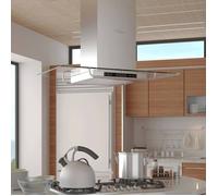 VidaXL 50167 hotte Îlot Argent 750 m³/h