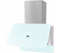vidaXL - Hotte - hotte décorative - largeur : 60 cm - profondeur : 36 cm - evacuation & recyclage - blanc/argent Blanc G