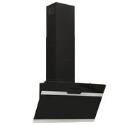 Vidaxl Hotte Murale 60 Cm Acier Et Verre Trempã© Noir