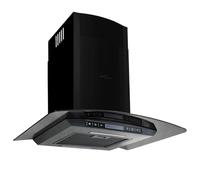 vidaXL Hotte murale LCD en acier inoxydable 60 cm 756 m³/h Noir