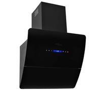 vidaXL Hotte murale aspirante acier inoxydable 756 m³/h 60 cm Noir 50703