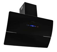 vidaXL Hotte Murale Acier Inoxydable 756 m³/h 90 cm Noir Aspirante Cuisine 50705