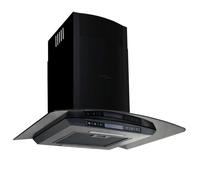 vidaXL Hotte murale LCD en acier inoxydable 60 cm 756 m³/h Noir