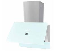 vidaXL Hotte Murale Inclinée Verre Trempé avec Écran 600 mm Hotte Décorative 241214