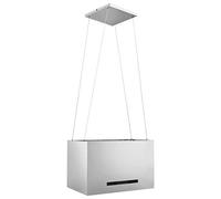 vidaXL Hotte suspendue à capteur tactile LCD 55 cm Acier inoxydable