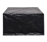 vidaXL Housse à 8 Œillets pour Salon de Jardin Housse de Protection 172x113x73 cm Noir