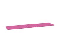 vidaXL Housse de banc de jardin Rose 200x50x4 cm Tissu