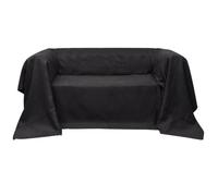 vidaXL Housse de canapé Micro-suède Anthracite 140x210 cm