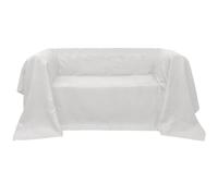 Vidaxl Housse De Canapé Micro-Suède Crème 210x280 Cm