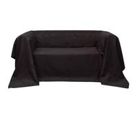 Bankhoes microsuede bruin 140 x 210 cm130892 Brun G