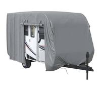 vidaXL Housse de Caravane Gris 460x250x220 cm Tissu Non tissé, Housse de Caravane de Voyage, Housse de remorque de Camping, Protection de Caravane