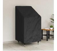 Vidaxl Housse De Chaise De Jardin Noir 70 X 70 X 85 / 125 Cm Tissu 210d