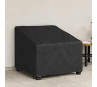 Vidaxl Housse De Chaise De Jardin Noir 90 X 90 X 50 / 75 Cm Tissu 600d