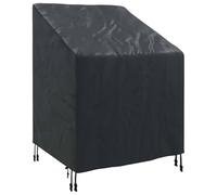 vidaXL Housse de chaise de jardin - Protection pour meubles d'extérieur, résistante aux intempéries. Bouclier rectangulaire en tissu Oxford, imperméable et résistant aux UV, parfait pour l'automne.