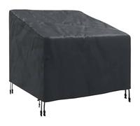 vidaXL Housse de Chaise de Jardin, protège tes Meubles d'extérieur, imperméable, écran pour Patio rectangulaire en Tissu Oxford, résistant à la Pluie et aux UV, idéal pour l'automne