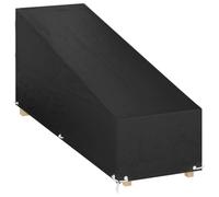 vidaXL Housse de Chaise Longue 12 œillets 200x65x35/60 cm polyéthylène