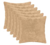 vidaXL Housse de Coussin 6 pc HEERLEN Crème 30 x 30 cm