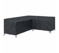 vidaXL Housse de Meuble Protection extérieure Jardin Bouclier Patio Forme L UV Imperméable