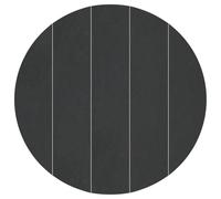 vidaXL Housse de Piscine Ronde Noir Polyéthylène Ø 550 cm Durable