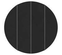 vidaXL Housse de Piscine Ronde Noire Ø 500 cm, résistant à l'eau, Finition Mate, Usage extérieur, Texture Lisse, Facile à Nettoyer, Protection annuelle, Feuille de Sol, Protecteur de Jardin, Doublure