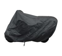 vidaXL Housse de Protection Moto d'Exterieur Gris Polyester Protection Pluie