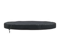 vidaXL Housse de Protection pour Table de Jardin, protège tes Meubles d'extérieur, imperméable, résistant aux UV, Rond, Protection terrasse, Couverture Anti intempéries