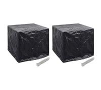 Vidaxl Housse De Réservoir D'eau De Jardin 2pcs 8 ?illet 116x100x120cm