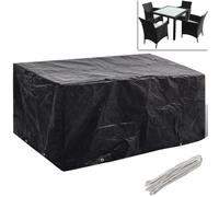 Salon de jardin Vidaxl aluminium Noir G