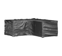 vidaXL Housse de Salon de Jardin en Forme de L 12 œillets 185x185x70cm, Housse de mobilier d'extérieur, Housse de Meubles de Patio, Housse de Protection pour mobilier de Jardin