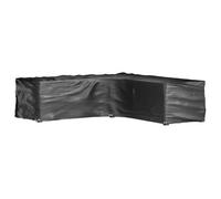 vidaXL Housse de salon de jardin en forme de L 16 œillets 285x285x70 cm