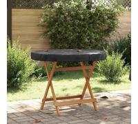 vidaXL Housse de Table Extérieure Noir 102 x 102 x 10 cm Tissu 210D