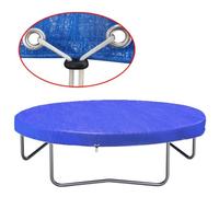 vidaXL Housse de trampoline PE 360-367 cm 90 g/m² Bleu
