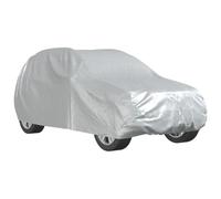 vidaXL Housse de Voiture SUV avec Sangles à Boucle complète argenté XL